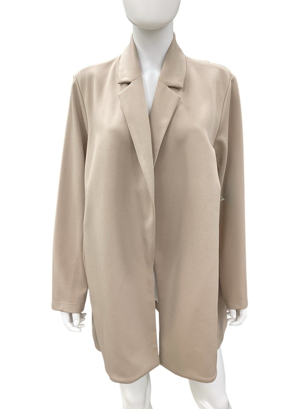 Eileen Fisher Duster/ Long Blazer Women’s Size 2X No Closure Pockets Beige